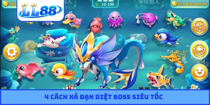 4 cách xả đạn diệt boss siêu tốc
