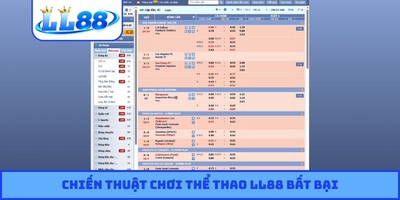 Chiến thuật chơi thể thao LL88 bất bại