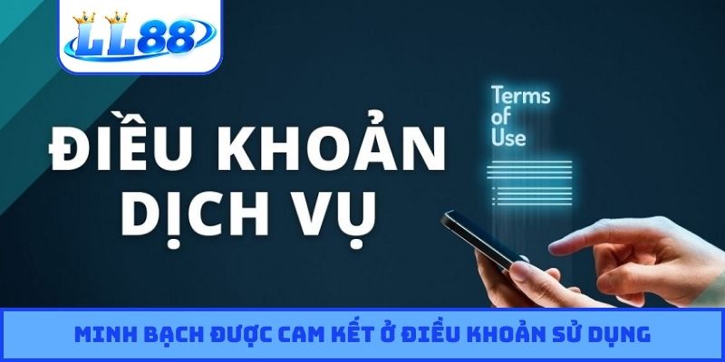 Minh bạch được cam kết ở điều khoản sử dụng